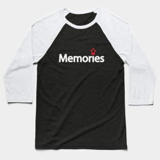 Beautiful Memories Typographic Artwork Baseball T-Shirt